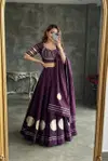 Navaratri Special Roman Silk With Mirror Work Chaniya Choli Collections